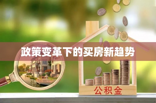 浦东政策变革下的买房新趋势